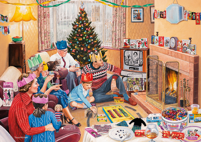 Set 4 puzzle x 500 piese - Scene de Craciun [5]