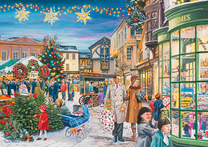 Set 4 puzzle x 500 piese - Scene de Craciun [3]