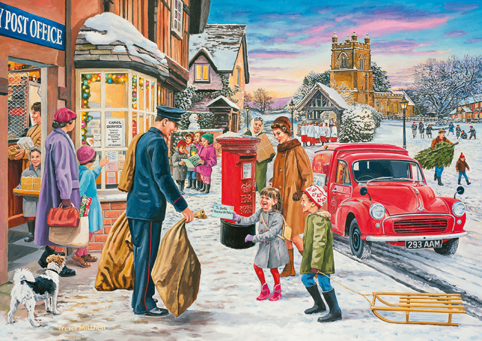 Set 4 puzzle x 500 piese - Scene de Craciun [2]