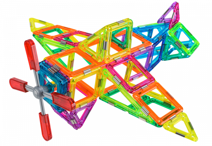 Set magnetic 102 pcs Magspace - Terminator Aircraft [7]