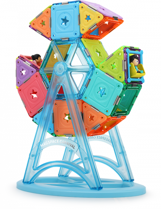 Set magnetic 57 pcs Magspace - Carnival Set [5]
