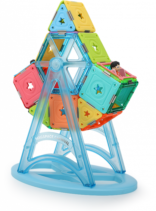 Set magnetic 57 pcs Magspace - Carnival Set [8]