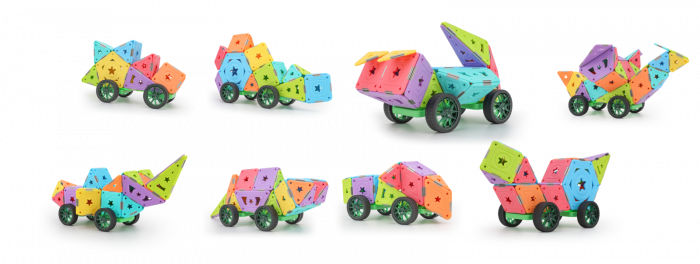 Set magnetic 75 pcs Magspace - Variable Kart [10]
