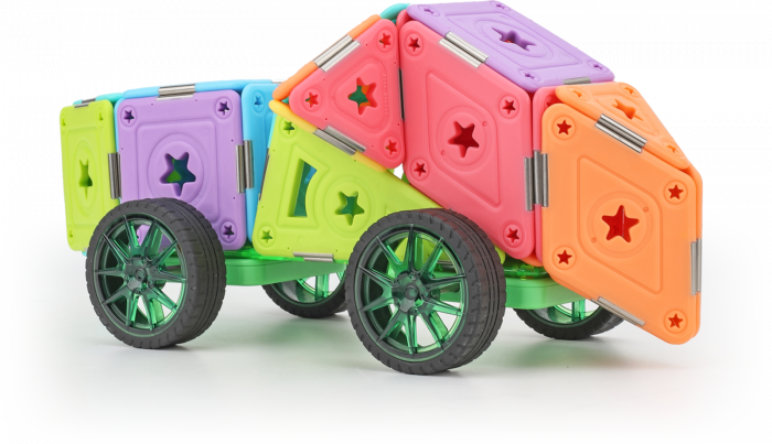 Set magnetic 75 pcs Magspace - Variable Kart [7]