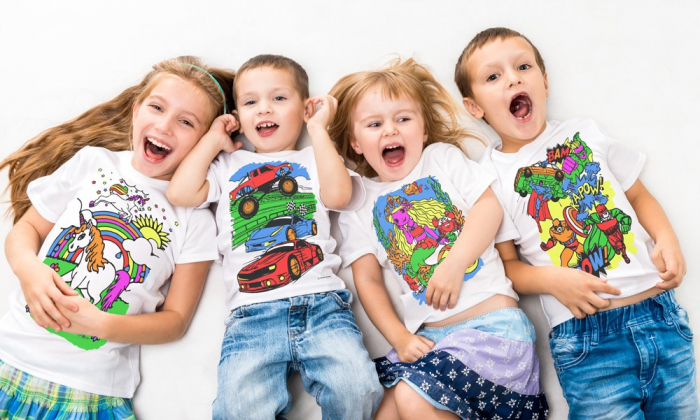 Tricou de colorat cu markere lavabile Lama [3]