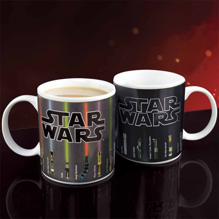 Branduri - Cana termosensibila Star Wars cu sabii laser