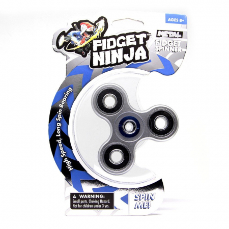 Fidget Spinner - Fidget Ninja Metal Spinner - Argintiu