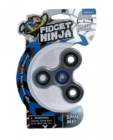 Fidget Ninja Metal Spinner - Argintiu [5]