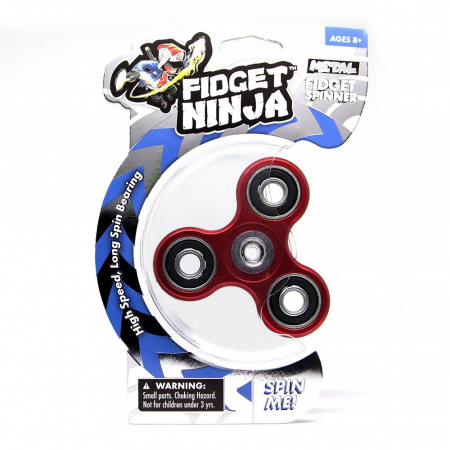 Fidget Ninja Metal Spinner - Rosu [2]