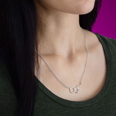 De purtat - Geek gems - molecula de serotonina