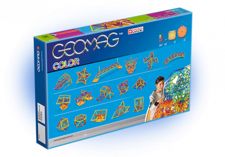 Geomag Color 127 piese - Galben, Portocaliu, Rosu si Mov [2]