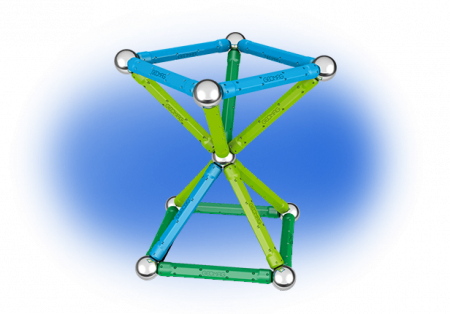 Geomag Color 35 piese - Albastru si Verde [4]