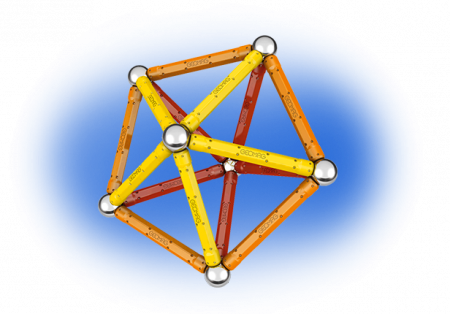Geomag Color 64 piese - Rosu si Portocaliu [3]