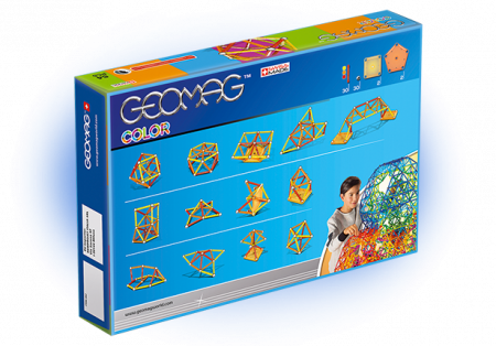 Geomag Color 64 piese - Rosu si Portocaliu [2]