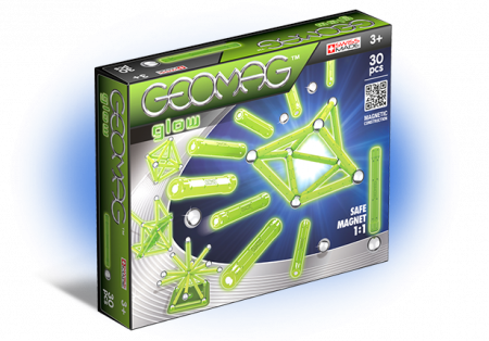 Seturi de constructii magnetice - Geomag Glow 30 piese