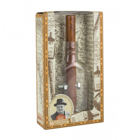 All Products - Great Minds - Churchill's Cigar and Whisky Bottle