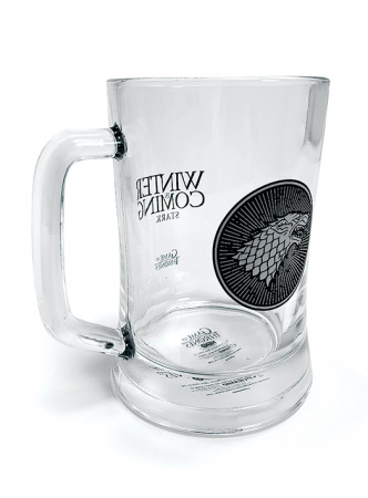 Cani si pahare - Halba din sticla Game of Thrones - Casa Stark