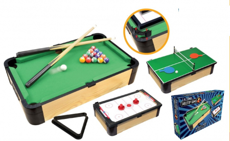 Joc de birou 3 in 1 din lemn - V1 [3]