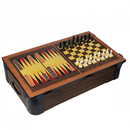 Joc de birou 5 in 1 din lemn V2 [2]