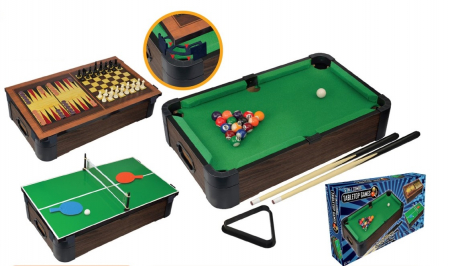 Joc de birou 5 in 1 din lemn V2 [3]
