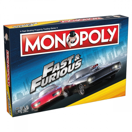 Idei de cadouri pentru orice ocazie - Joc Monopoly - Fast & Furious
