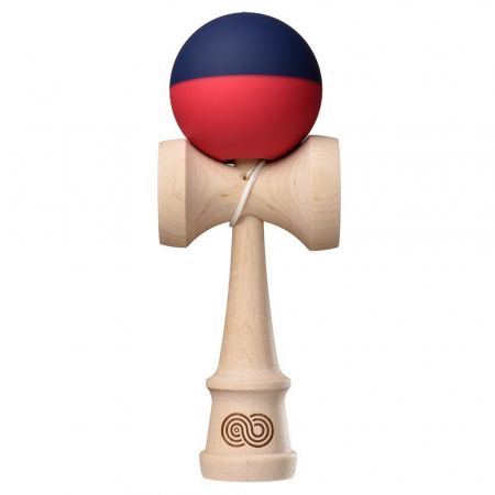 Jucarii - Kendama USA Kaizen 2.0 Half Split - Albastru si Rosu