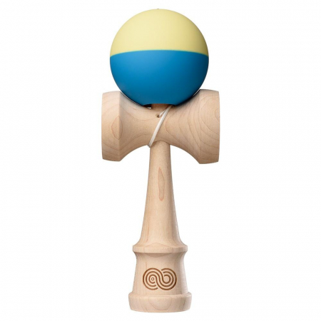 Jucarii - Kendama USA Kaizen 2.0 Half Split - Galben si Albastru