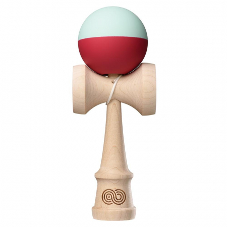 Jucarii - Kendama USA Kaizen 2.0 Half Split - Menta si Rosu