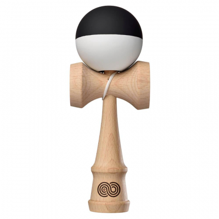 All Products - Kendama USA Kaizen Half Split - Alb si Negru