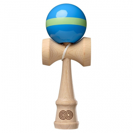 Jucarii - Kendama USA Kaizen Single Stripe - Bleu si Verde