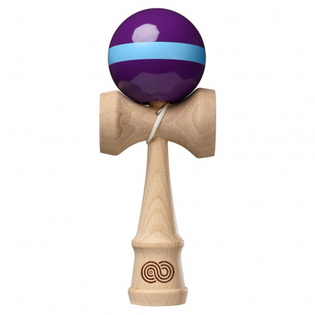 Jucarii - Kendama USA Kaizen Single Stripe - Mov si Bleu