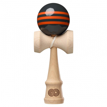 Jucarii - Kendama USA Kaizen Triple Stripe - Negru si Portocaliu
