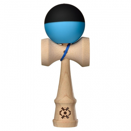 Jucarii - Kendama USA Tribute Half Split - Albastru neon cu Negru