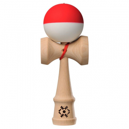 Kendama - Kendama USA Tribute Half Split - Rosu si Alb
