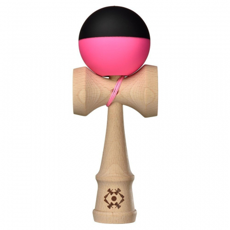 Jucarii - Kendama USA Tribute Half Split - Roz neon cu Negru