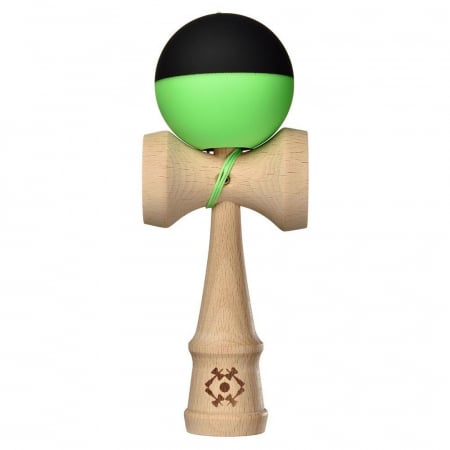 Jucarii - Kendama USA Tribute Half Split - Verde neon cu Negru