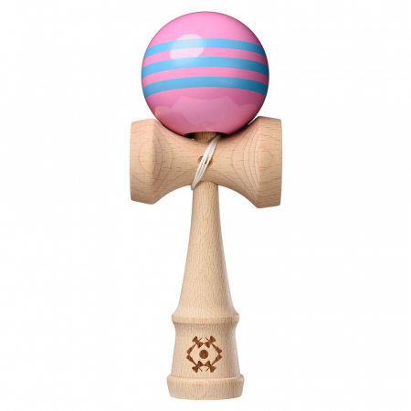 Jucarii - Kendama USA Tribute Triple Stripe - Roz cu Bleu