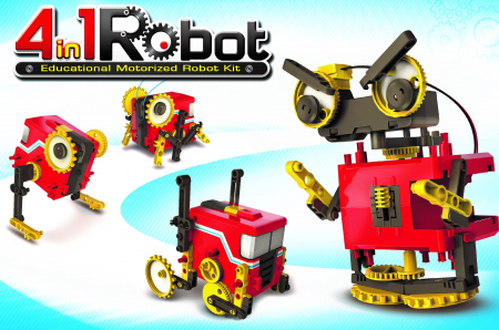 Kit constructie - Robot Motorizat 4 in 1 [1]