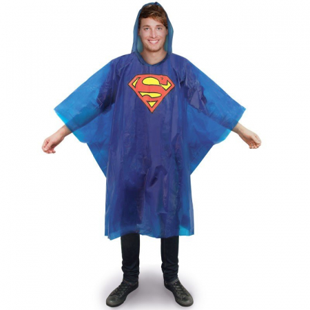 Idei de cadouri pentru Ciclisti - Poncho de ploaie Superman