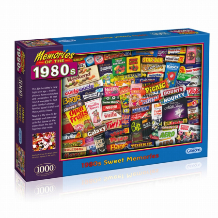 Idei de cadouri pentru Femei - Puzzle 1000 piese - Dulciurile anilor 1980