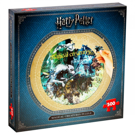 Idei de cadouri pentru Copii - Puzzle Harry Potter 500 piese - Creaturi magice