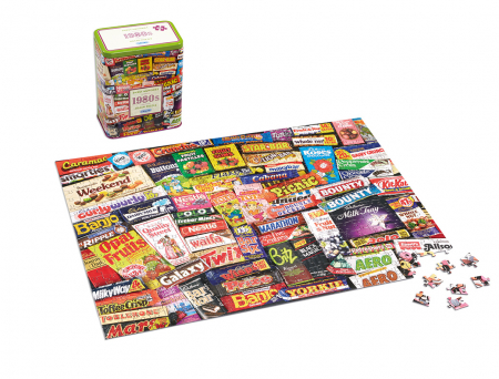 Puzzle in cutie metal 500 piese - Dulciurile anilor 1980 [1]