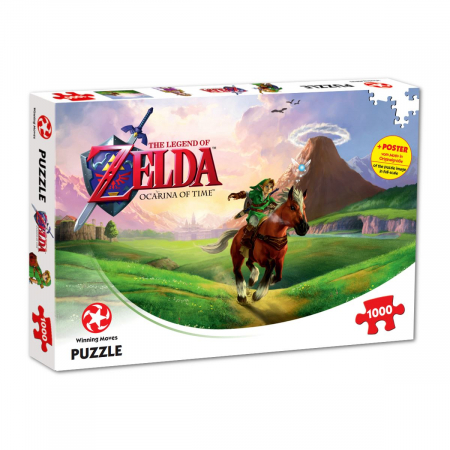 Idei de cadouri pentru Copii - Puzzle The Legend of Zelda 1000 piese - Ocarina of Time