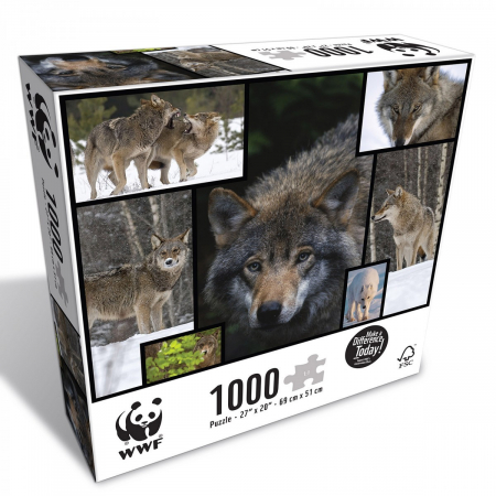 Puzzle - Puzzle WWF 1000 piese - Lupi