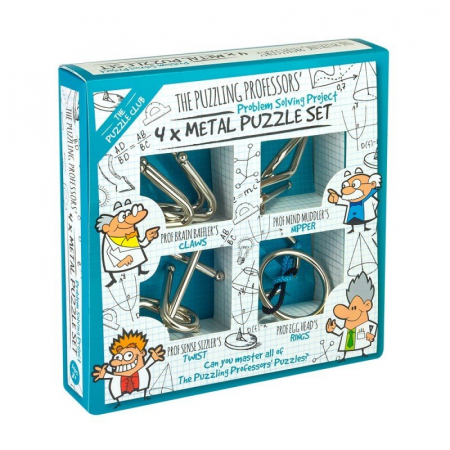 All Products - Puzzling Professors 4 x Metal Set
