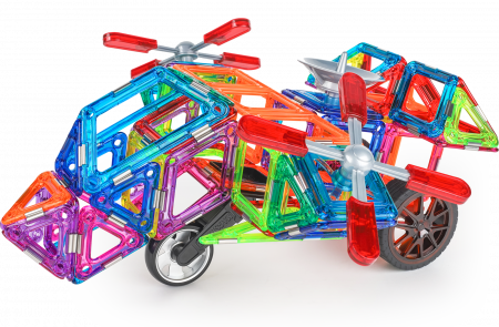 Set magnetic 102 pcs Magspace - Terminator Aircraft [2]