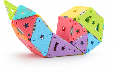 Set magnetic 46 pcs Magspace - Magic Kingdom [8]