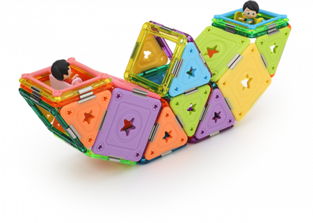 Set magnetic 57 pcs Magspace - Carnival Set [2]