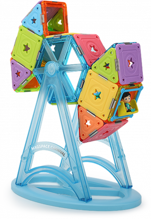 Set magnetic 57 pcs Magspace - Carnival Set [6]