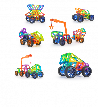 Set magnetic 96 piese Magspace - Combinator [1]